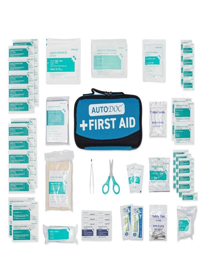 BrightCare First Aid Kit for Car, Truck, or Fleet Vehicles – 100 Piece Auto Emergency Kit with Water Resistant Case, OSHA Compliant for Roadside Emergency, Compact Roadside Emergency Kit - Image 4